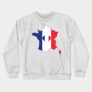 France in the heart Crewneck Sweatshirt